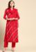 Picture of Beauteous Organza Crimson Kurtis & Tunic