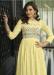 Picture of Good Looking Georgette Khaki Anarkali Salwar Kameez