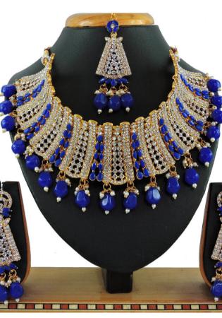 Picture of Excellent Navy Blue Necklace Set