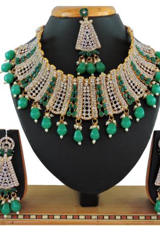 Picture of Exquisite Dark Sea Green Necklace Set