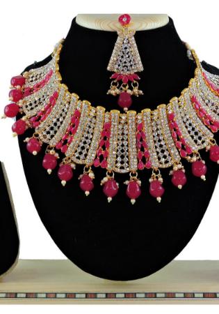 Picture of Splendid Light Pink Necklace Set