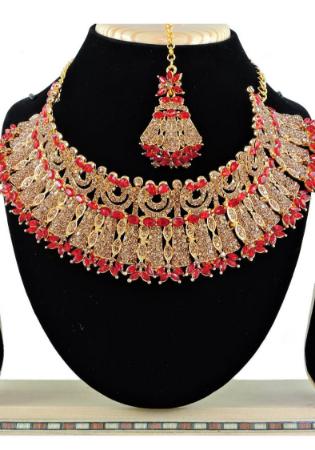 Picture of Classy Red Necklace Set