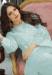 Picture of Synthetic Light Steel Blue Straight Cut Salwar Kameez