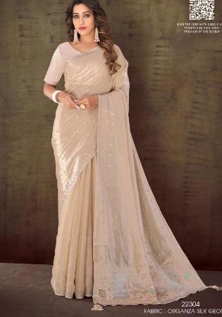 Picture of Alluring Satin Rosy Brown Saree