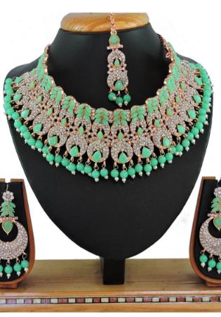 Picture of Alluring Dim Gray Necklace Set