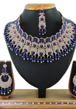 Picture of Resplendent Dark Slate Blue Necklace Set