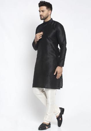 Picture of Excellent Silk Black Kurtas