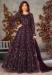 Picture of Stunning Net Brown Anarkali Salwar Kameez