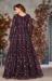 Picture of Stunning Net Brown Anarkali Salwar Kameez