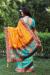 Picture of Resplendent Silk Dark Orange Saree