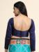 Picture of Delightful Silk Medium Turquoise Saree