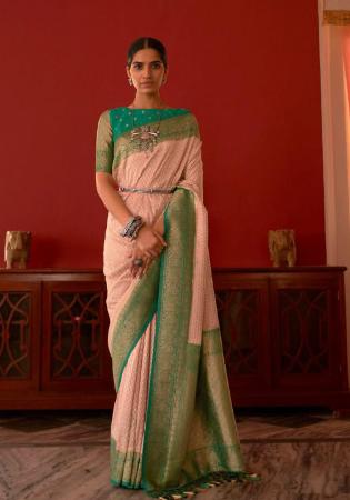 Picture of Pleasing Silk Burly Wood Saree