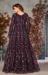 Picture of Shapely Net Dim Gray Anarkali Salwar Kameez