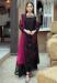 Picture of Enticing Georgette Black Straight Cut Salwar Kameez