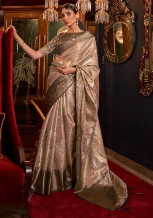 Picture of Fine Silk Tan Saree