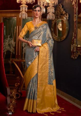 Picture of Beautiful Silk Rosy Brown Saree