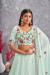 Picture of Pleasing Georgette Light Steel Blue Lehenga Choli