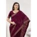 Picture of Pretty Silk Saddle Brown Saree