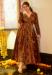 Picture of Cotton & Silk Dark Golden Rod Kurtis And Tunic