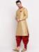 Picture of Statuesque Silk Tan Kurtas