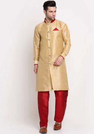 Picture of Excellent Silk Wheat Kurtas