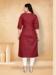 Picture of Appealing Cotton Maroon Kurtis & Tunic