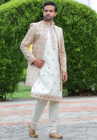 Picture of Lovely Silk Azure Sherwani