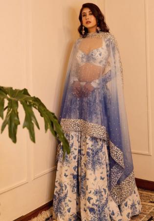 Picture of Enticing Georgette Burly Wood Lehenga Choli