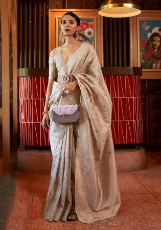 Picture of Alluring Silk Tan Saree