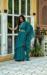 Picture of Gorgeous Georgette Teal Saree