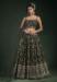 Picture of Amazing Georgette Dark Olive Green Lehenga Choli