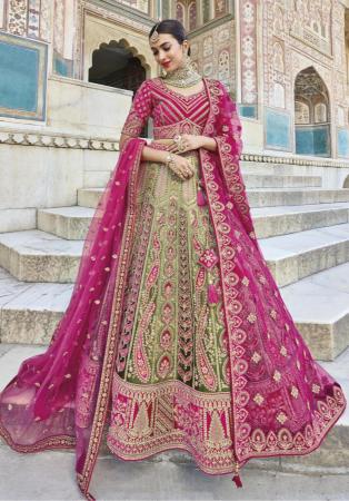 Picture of Enticing Silk Dim Gray Lehenga Choli