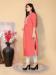 Picture of Graceful Cotton Salmon Kurtis & Tunic