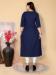 Picture of Shapely Cotton Dark Slate Grey Kurtis & Tunic