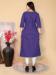 Picture of Superb Cotton Dark Violet Kurtis & Tunic