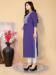 Picture of Superb Cotton Dark Violet Kurtis & Tunic