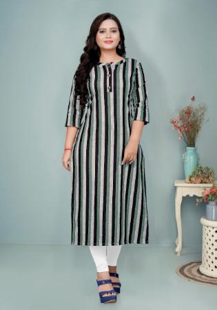 Picture of Beautiful Cotton Slate Grey Kurtis & Tunic