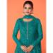 Picture of Taking Georgette Teal Straight Cut Salwar Kameez