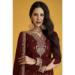 Picture of Enticing Georgette Maroon Anarkali Salwar Kameez