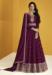 Picture of Georgette Dark Magenta Anarkali Salwar Kameez