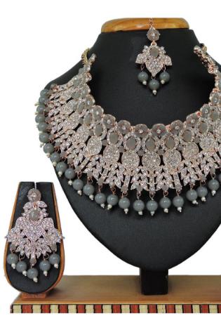 Picture of Pretty Dim Gray Necklace Set