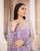 Picture of Graceful Net Violet Straight Cut Salwar Kameez