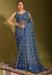 Picture of Sublime Linen Midnight Blue Saree