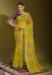 Picture of Stunning Linen Golden Rod Saree