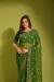 Picture of Lovely Georgette Forest Green Saree