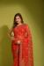 Picture of Beauteous Georgette Fire Brick Saree