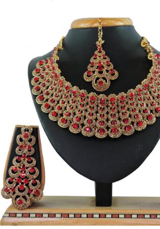 Picture of Fascinating Brown Necklace Set