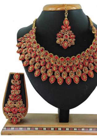 Picture of Admirable Red Necklace Set