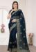 Picture of Gorgeous Silk Midnight Blue Saree