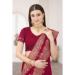 Picture of Comely Silk Fire Brick Saree